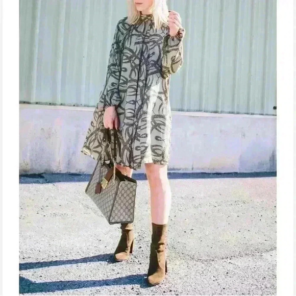 Richard Allan X H&M stand up Satin Dress sz 16 BLOGGERS FAV - Picture 4 of 8